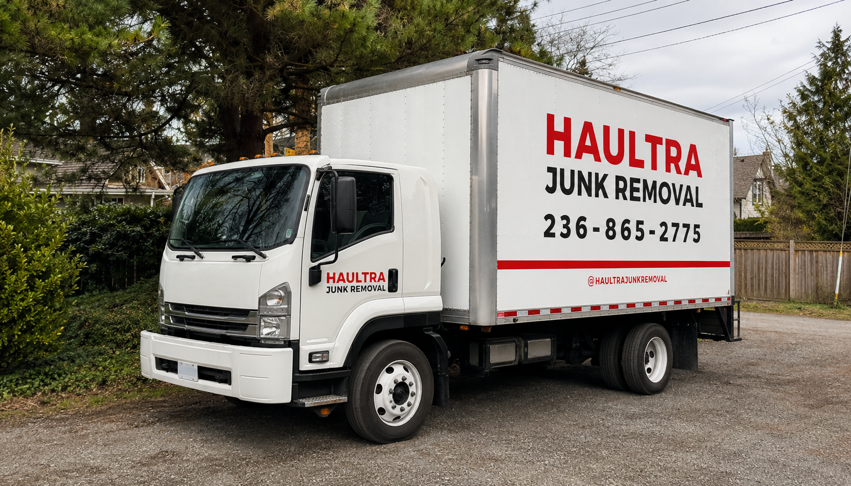 Haultra Junk Removal 16-foot box truck