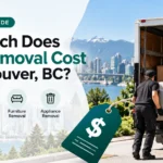 Junk removal cost in Vancouver BC with movers loading furniture into a truck – 2026 pricing guide