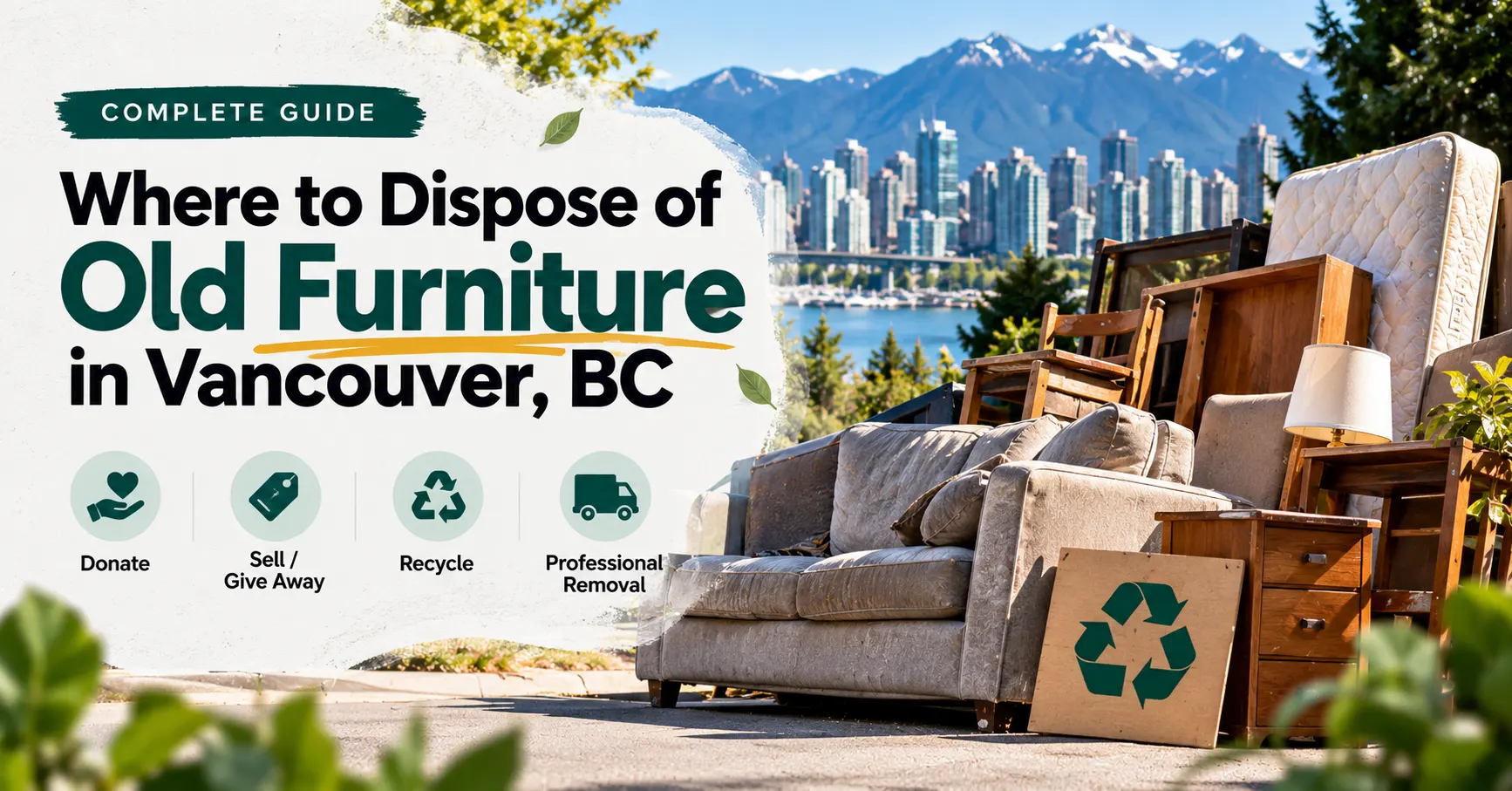 Where to Dispose of Old Furniture in Vancouver, BC